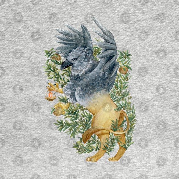 Gryphon with Golden Apples by catherold